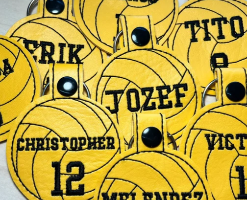 Heath Water Polo Embroidered Bag Tag