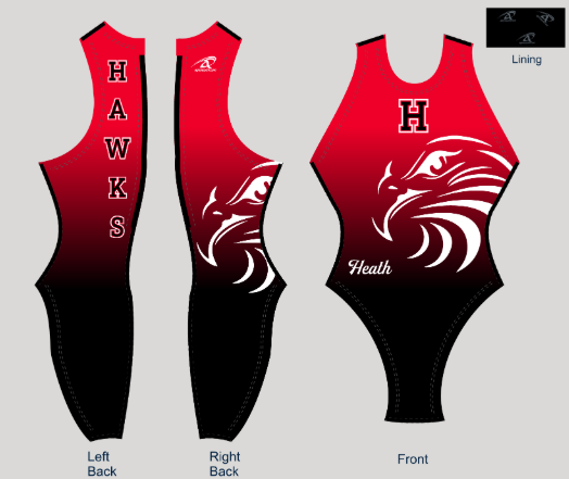 Heath HS Women's Water Polo Suit