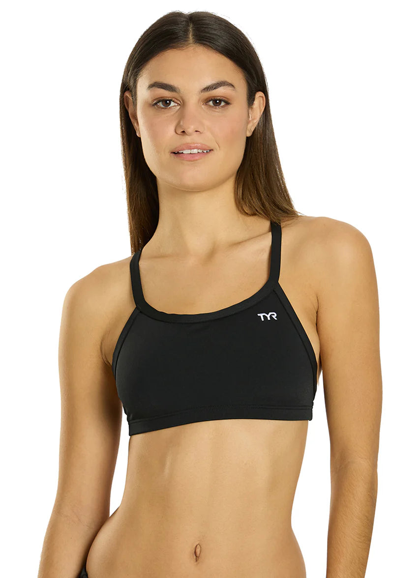 TYR Women's Durafast One Solid Diamondfit Workout Bikini Top