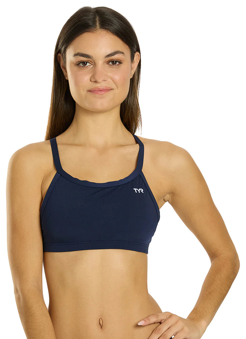 TYR Women's Durafast One Solid Diamondfit Workout Bikini Top
